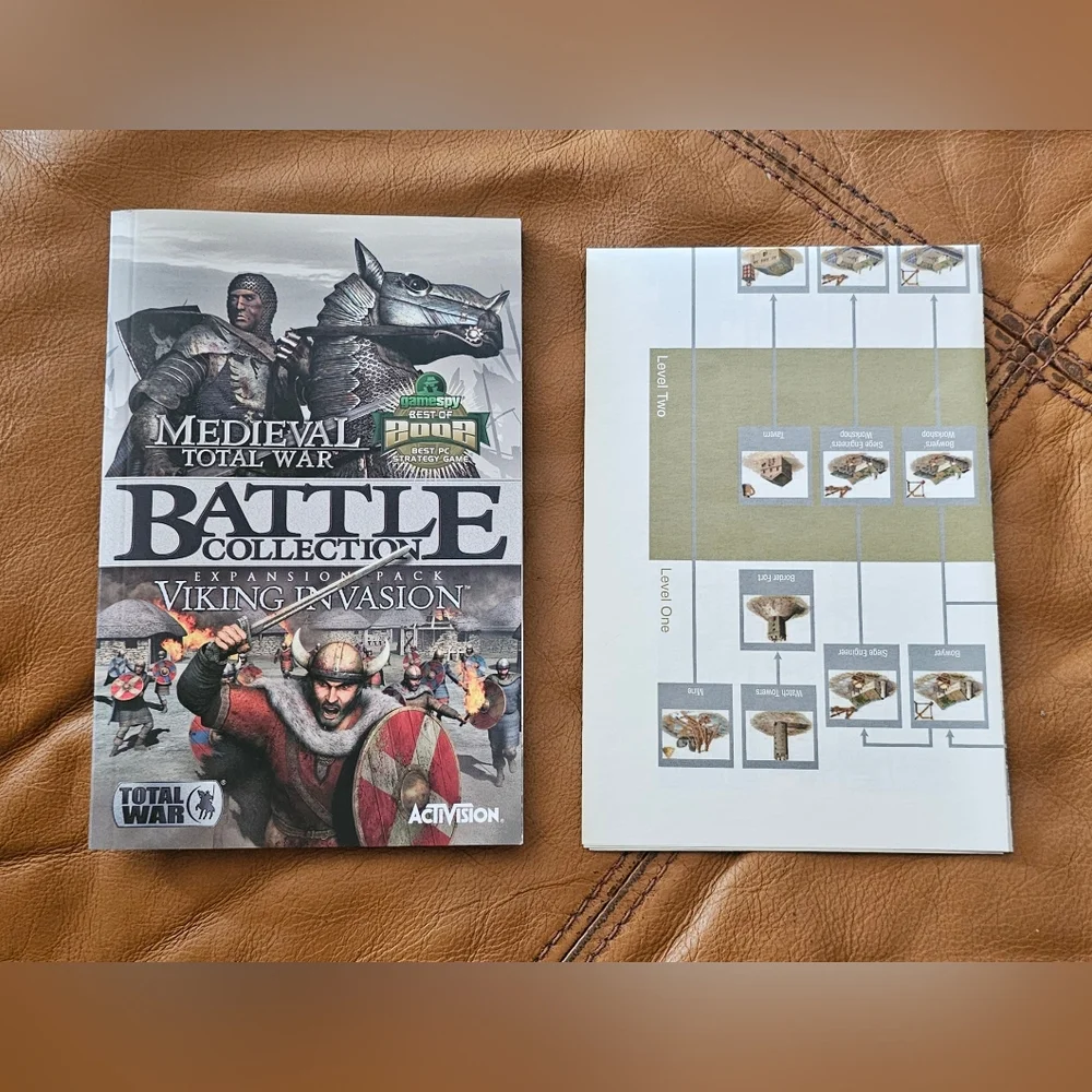 Medieval:Total War Battle Collection PC Game Base Game And Viking Invasion Pack‎